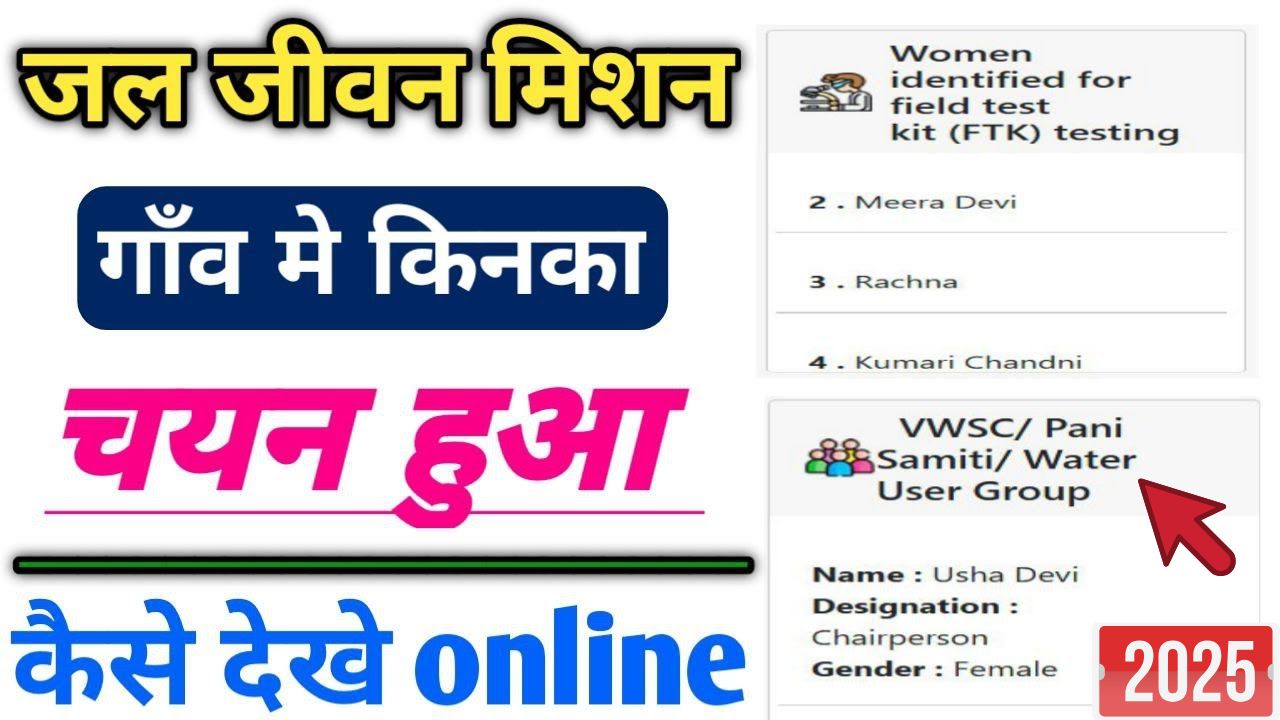 Jal Jeevan Mission Yojana list