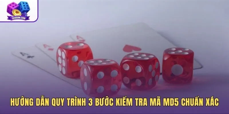 Quy trình ba bước áp dụng cách bắt mã MD5 chuẩn xác